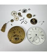 Hampden Pocket Dial W/ Pocket Watch Movement Antique For Parts - $27.76 CAD