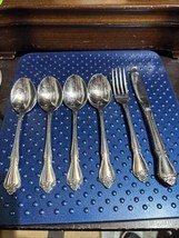 VTG Oneida USA Stainless Arbor Rose True Rose Lot of 6 - £18.50 GBP