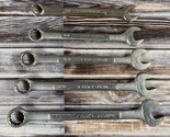 Vintage Craftsman Combination Wrench Set Lot of 5 - 1/2 9/16 5/8 11/16 3/4 - $38.69