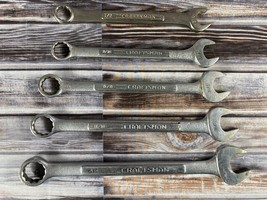 Vintage Craftsman Combination Wrench Set Lot of 5 - 1/2 9/16 5/8 11/16 3/4 - £30.56 GBP
