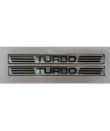 Vintage 80&#39;s 90&#39;s Automotive Door Handle Insert Accent Trim TURBO BLACK - £11.78 GBP