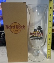 HARD ROCK Cafe Original Logo Souvenir HURRICANE Glass SAN FRANCISCO - $20.71 CAD