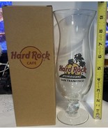 HARD ROCK Cafe Original Logo Souvenir HURRICANE Glass SAN FRANCISCO - $20.81 CAD