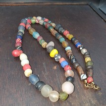 Old african glass beads strand  #mx-15Gift - $63.13 CAD