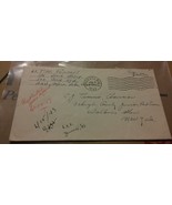 000 1943 WWII Soldire Free Mail Washington to New York  Envelope Lt. Fen... - £4.10 GBP