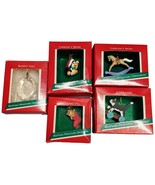 Lot of 5 Hallmark Christmas Ornament Penguin Pal, Bunny Hug, Stocking Pa... - $436.96 MXN