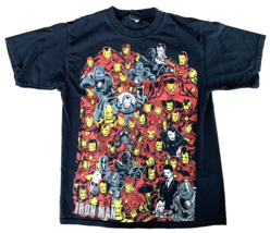 Vintage Mad Engine Marvel Iron Man T-Shirt Taglia da Uomo Piccolo - £10.24 GBP