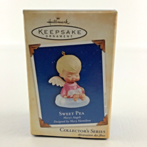 Hallmark Keepsake Christmas Ornament Mary&#39;s Angels #17 Sweet Pea Vintage 2004 - £31.61 GBP
