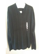 New! Men&#39;s XXL TRICOTS ST RAPHAEL BLACK V-neck long sleeved pullover swe... - €19,30 EUR