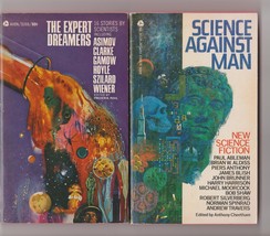 The Expert Dreamers &amp; Science Against Man vintage science fiction anthologies - £15.05 GBP