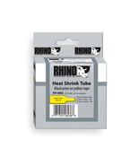 Dymo 18058 RHINO 3/4 YELLOW HEAT SHRINK TUBES - $1,605.81 MXN