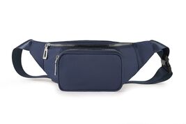 Slate Grey Fanny Pack Unisex Crossbody Belt Bag for Travel Running Hiking - $19.11 CAD