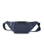 Slate Grey Fanny Pack Unisex Crossbody Belt Bag for Travel Running Hiking - $19.11 CAD