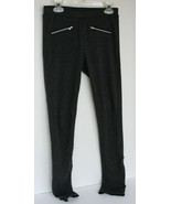 H&amp;M Charcoal Gray Skinny Slim Pants with Front Zipper Pull On Girls 12-1... - £8.93 GBP