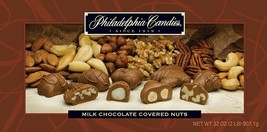 Philadelphia Candies Milk Chocolate Covered Assorted Nuts, 2 Pound Gift Box - £34.77 GBP