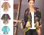 Simplicity 1318 Misses XXS to XXL Kimono Jacket UNCUT Sewing Pattern - $13.96