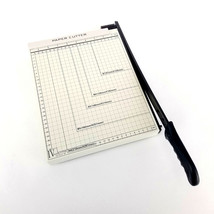 A4 Guillotine Paper Cutter (12&quot; x 10&quot;), Paper Trimmer with Multi Sheet C... - £18.54 GBP