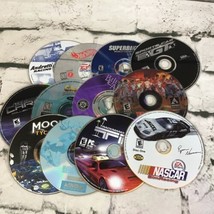 PC Software Video Games CD-ROMs Loose Disc Lot Of 12 Nascar Hot Wheels U... - $19.79