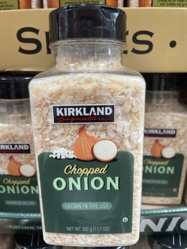 Kirkland Signature Chopped Onion Gently Dried Finest Quality 11.7 oz - $13.65