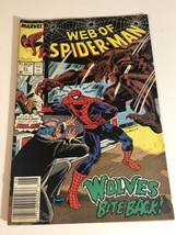 Web Of Spider-Man #51 Comic Book Wolves - $4.94