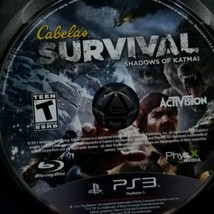Cabela&#39;s Survival: Shadows of Katmai (Sony PlayStation 3, 2011) Disc Only - £8.59 GBP