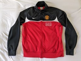 Nike Manchester United Football Soccer Jacket Vintage 2009 Men&#39;s Size XL - £31.74 GBP