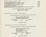 The Le Baron Hotel Menu San Francisco International Airport 1960&#39;s - £9.34 GBP