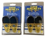 Super Magnets 4 pack Powerful Magnetic Yellow Spring Clips LG 3.5 inch N... - £12.57 GBP