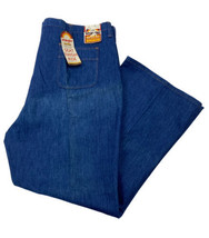 Vtg 1970&#39;s Wrangler Blue Jean Regular Fit Dead Stock Straight Boot 48x30... - £18.04 GBP