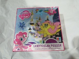 My Little Pony Lenticular Puzzle 12&quot;x9&quot; 48 Pieces by Cardinal DAMAGED BOX - $9.99