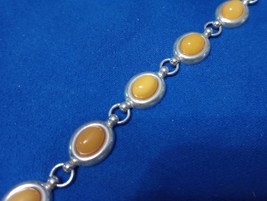 925 Sterling Silver 10 Mm Wide Link Bracelet 7&#39;&quot; in Long Free Shipping - $29.99