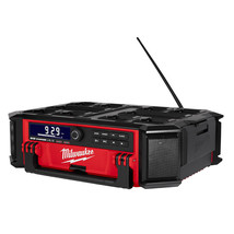 Milwaukee 2950-20 M18 PACKOUT AM/FM Radio &amp; Charger Jobsite Sound System - £530.17 GBP