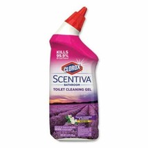 Clorox Scentiva Bathroom Toilet Cleaning Gel, Lavender and Jasmine, 24 F... - $10.99