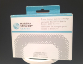 Martha Stewart Crafts Frame Border Punch Cartridge Diamond Lattice NIB - £7.43 GBP