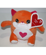 Greenbrier Squishy Pal Orange Plush Kitty Cat 6&quot; Valentines Soft Toy Stu... - $22.04 CAD
