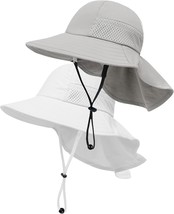 Toddler Baby Sun Hat Kids Summer Upf 50+ For Boys Girls Adjustable, 7 Years - £16.48 GBP