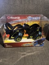 Razor Jetts Heel Wheels Adjustable 8+ Youth 12 To Adult 12 Black/green NEW - $14.84