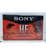 Sony High Fidelity HF 60 Minute Audio Cassette Blank New Sealed 6 pack - £13.19 GBP