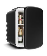 EUHOMY 4L Mini Fridge Portable Cooler Warmer Black Cosmetics Drinks - $51.74 CAD
