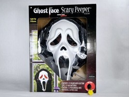 New! Scream Ghost Face Scary Peeper Light Up Halloween Window Decor Prank - $29.99