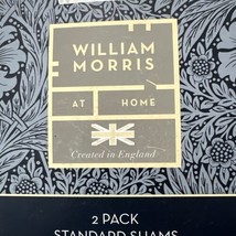 William Morris England 3pc Queen Duvet Set Larkspur Hessian GRAY/WHITE Bnwop - £62.83 GBP