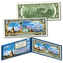 Statue Of Liberty National Monument 100TH Anniversary 1924-2024 City Sky $2 Bill - £11.92 GBP