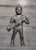 Vintage Silver Plastic Space Astronaut Spaceman w/ Ray Gun Rifle Figure ... - £4.26 GBP