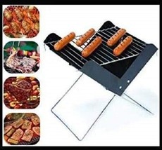 Jabells Briefcase Foldable Portable &amp; Picnic Barbeque with 4 Skewers,1 I... - £26.46 GBP