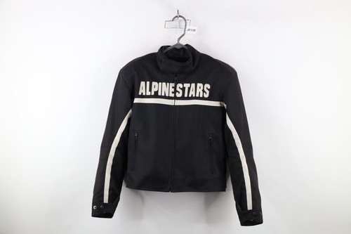 Vintage Alpinestars Racing Mens Small Distressed Armored Moto Racing Jacket - £163.80 GBP