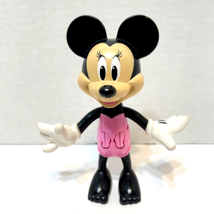 Disney Minnie Mouse Push Button Moving Arms and Head Action Figure 5.5 inches - £8.39 GBP