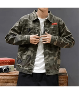 Supzums Military Camo Trucker Jacket Green $89 L - $49.60 CAD