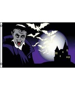 VAMPIRE BATS MOON  3 X 5 FLAG 3x5  FL506 halloween haunted house SIGNS b... - £7.48 GBP