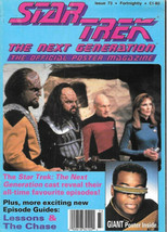 Star Trek The Next Generation Poster Magazine #73 Uk 1994 Unread Vertical Crease - £1.57 GBP
