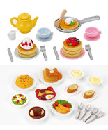 Sylvanian Families - 2 Play Food Sets Together - Lunch Set &amp; Fluffy Panc... - £20.18 GBP